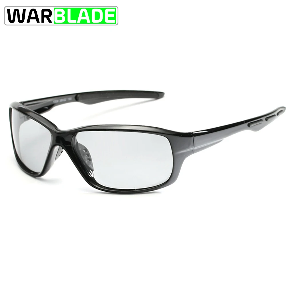 WarBLade спортивные фотохромные поляризационные стекла es очки для велоспорта стекло для велосипеда MTB велосипеда езда на велосипеде Рыбалка Велоспорт Солнцезащитные очки es - Цвет: B1009 black legs