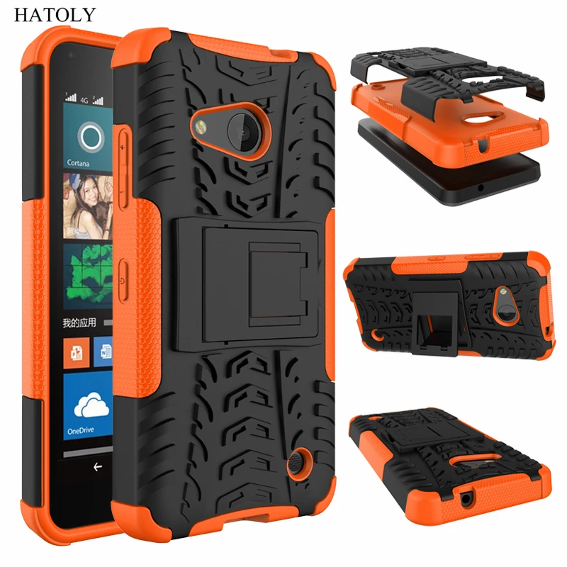 Чехол HATOLY для microsoft Nokia Lumia 550 противоударный силиконовый жесткий пластиковый