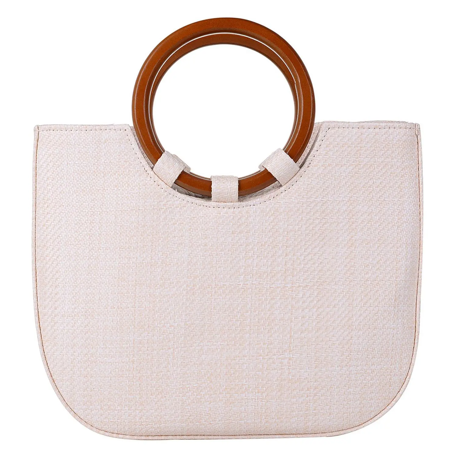 Женская летняя пляжная соломенная сумка Повседневная с верхней ручкой на плечо