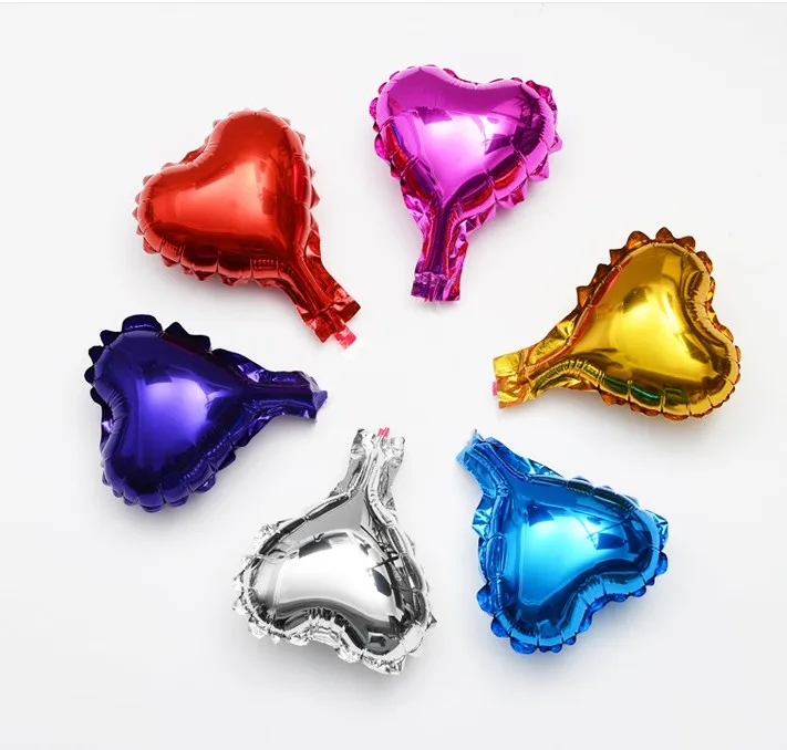mix heart 50 шт " букет воздушные шары сердце разноцветные красные Звездные воздушные фольгированные шары с днем рождения украшения для свадебной вечеринки - Цвет: mix heart