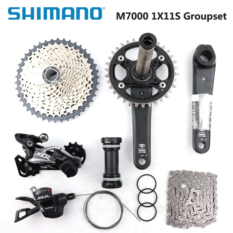 SHIMANO DEORE SLX M7000 набор групп 34T шатун для горного велосипеда 1x11S 40T 42T 46T задний