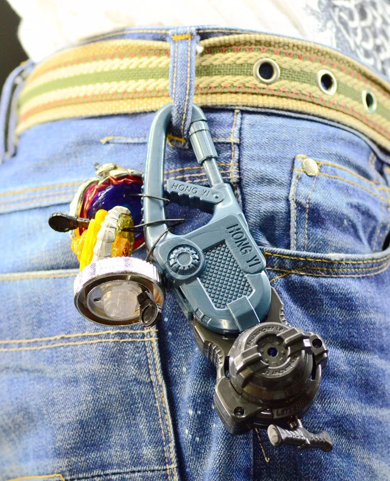 Bey Metal Fight spinning top LR power String Launcher с BB39 Karabiner Grip