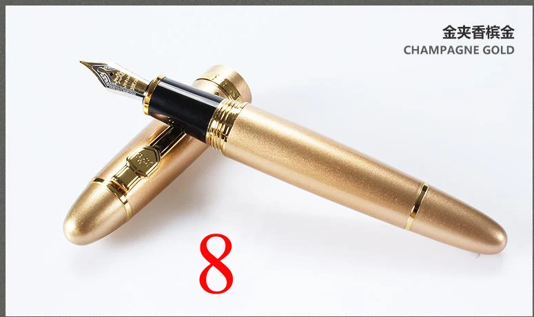 Высокое качество Jinhao x750 ручка стилографика Роскошная перьевая ручка чернильная ручка канцелярские принадлежности Iraurita 0,5 мм caneta Stylo plume 03828 - Цвет: 8