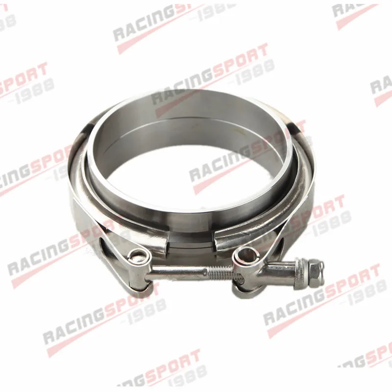 

4'' V-Band Flange & Clamp Kit For Turbo Exhaust Downpipes Mild Steel Flange