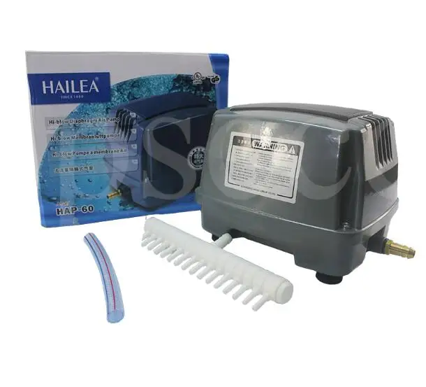 Hailea HAP 60 80 100 120 кислородные насосы для больших аквариумов в мощных супербесшумных карповых водоемах. Воздушные компрессоры - Цвет: HAP-60