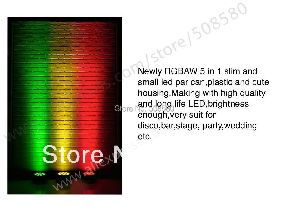 10 шт./лот ADJ LED Par Light 7x15 Вт RGBAW плоский оттенок 5 в 1 Вход IEC/Выход Тонкий par38 огни DMX Megar