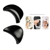 1pc black silicone shampoo head pillow neck rest with suction cup hair wash sink basin hairdresser accessories