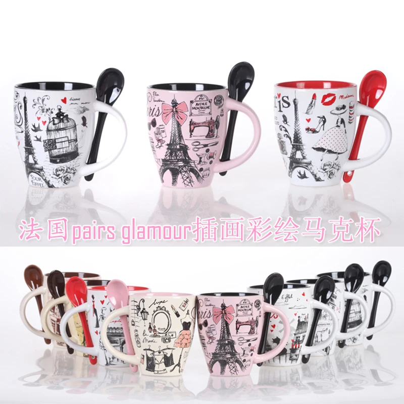 Горячая Распродажа французский бренд иллюстрация окрашенная керамическая