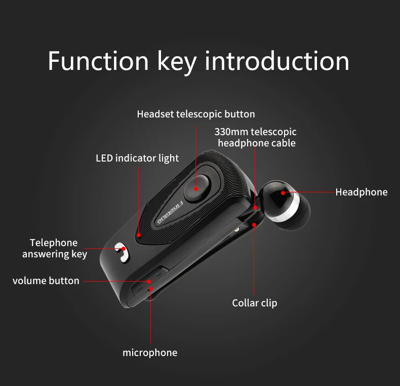Fineblue F930 Bluetooth наушники мини Беспроводной громкие звонки С микрофоном Звонки
