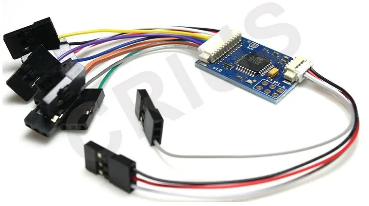 Бесплатная доставка 8 канальный датчик PPM версия 2 для управления полетом