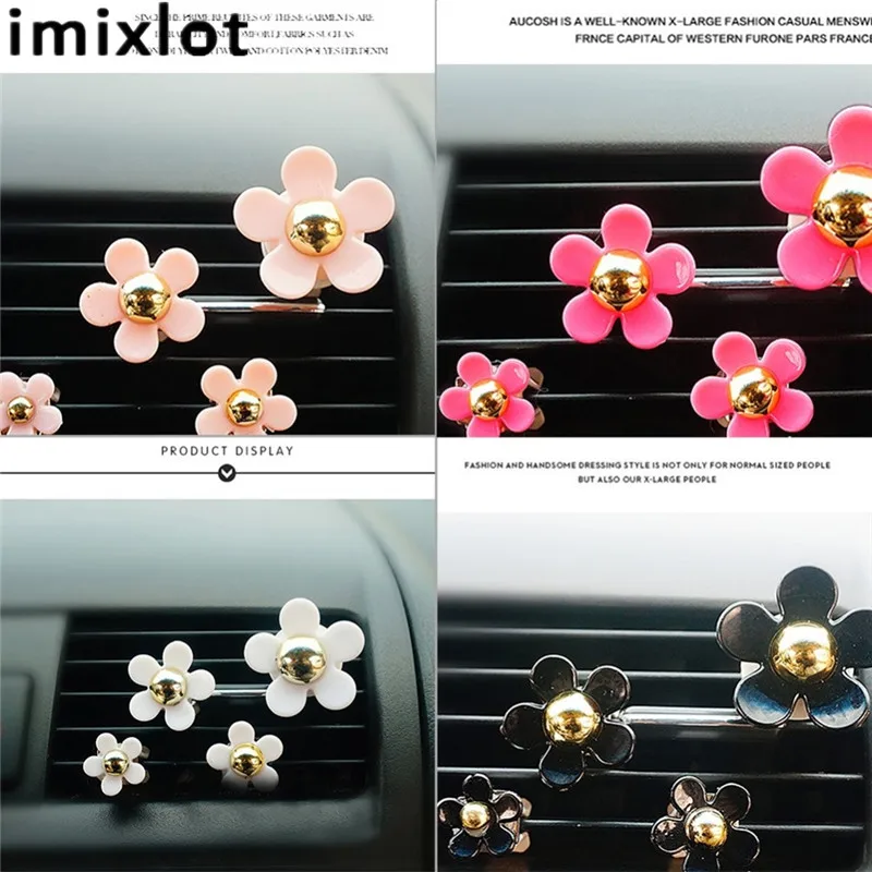 Imixlot 1 комплект Маргаритка мини парфюм с цветами автомобильный Кондиционер