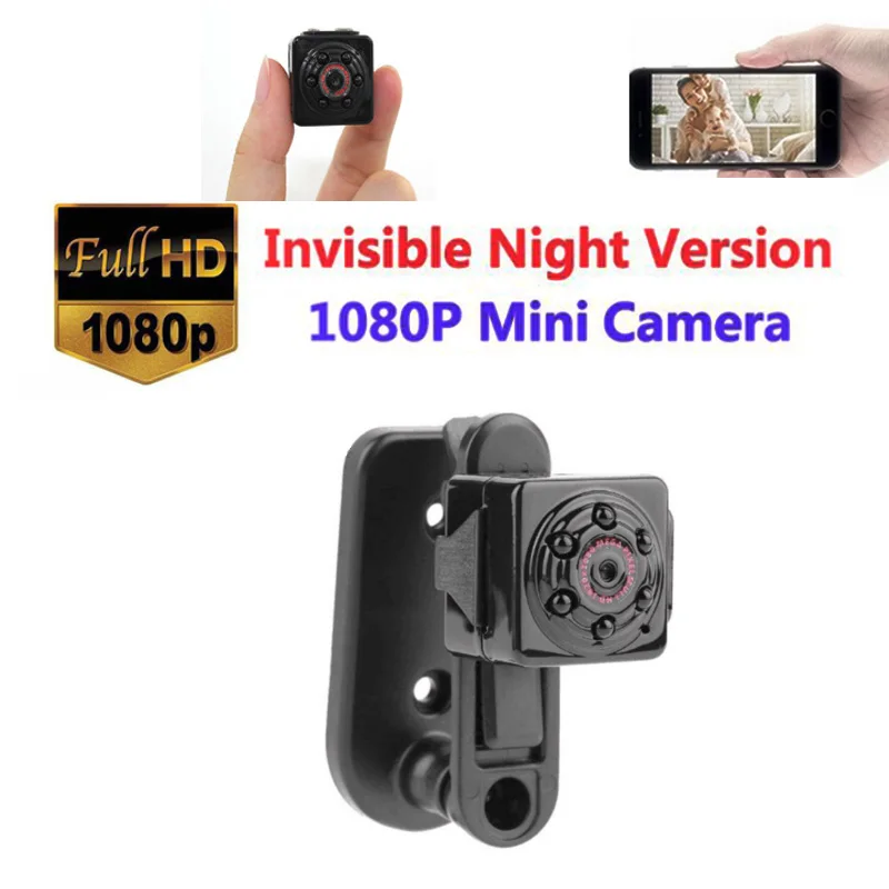 Новая мини камера SQ9 PRO 1080P сенсор Портативная Домашняя Охранная видеокамера