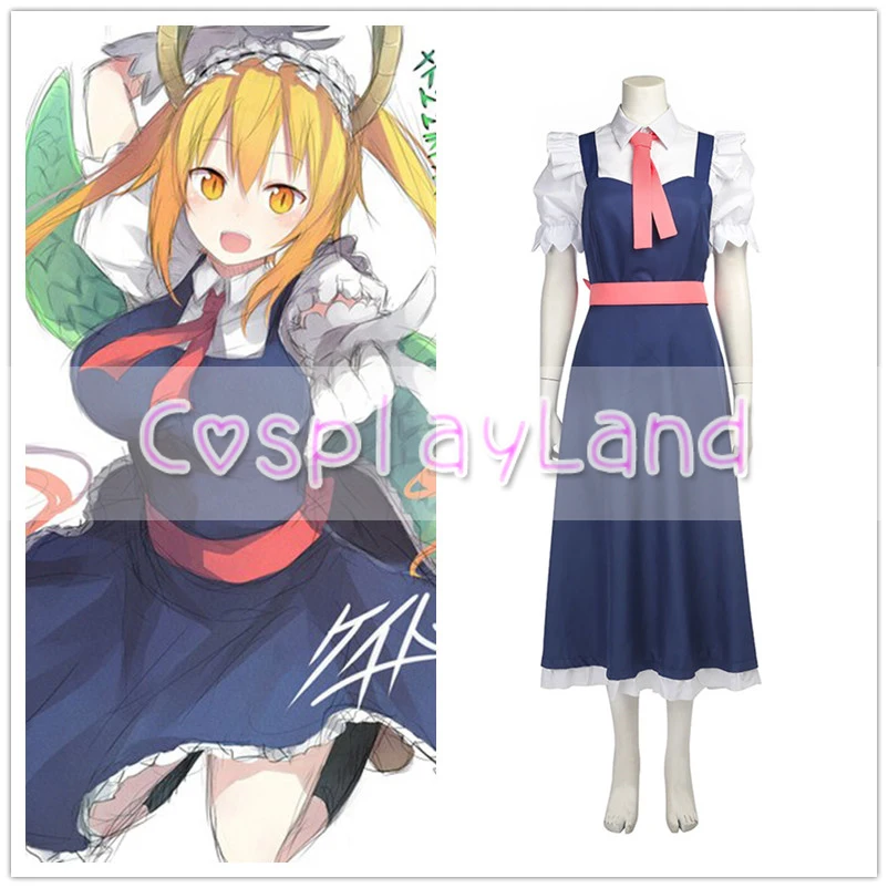 

Косплей-костюм женский из аниме Kobayashi-san Chi no Maid Dragon Tooru