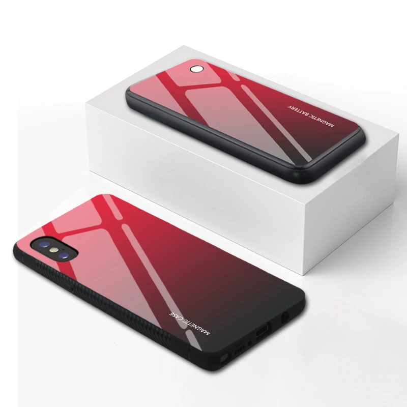 Чехлы для аккумуляторов 5000 мА/ч Xiaomi Mi 9 чехол с зажимом задней панели зарядное