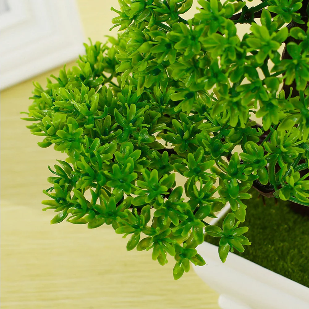 Разноцветное искусственное растение маленькое дерево горшечные растения