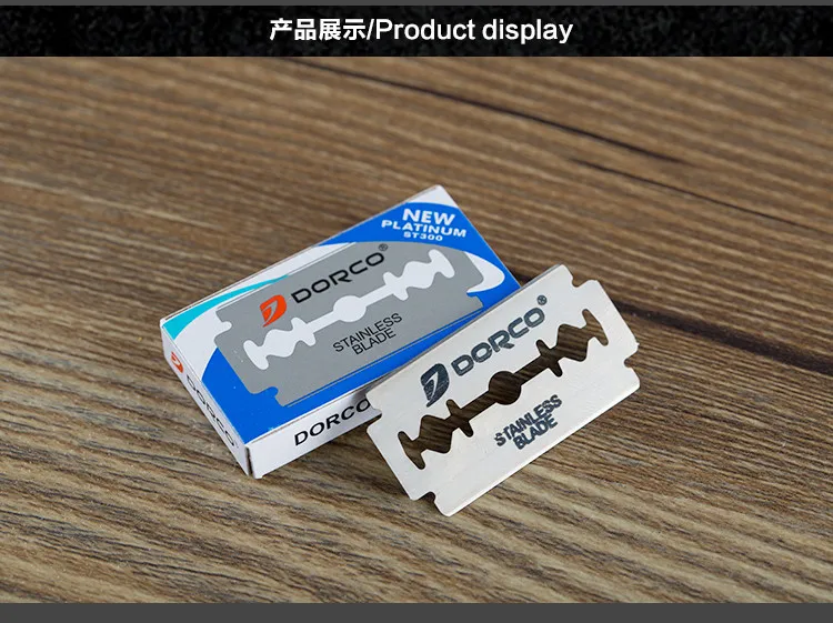 Супер Sharp 100 pcs/lot Нержавеющая сталь бритвенные лезвия мужские безопасности бритвенное лезвие Бритва для двойных кромок высокого качества