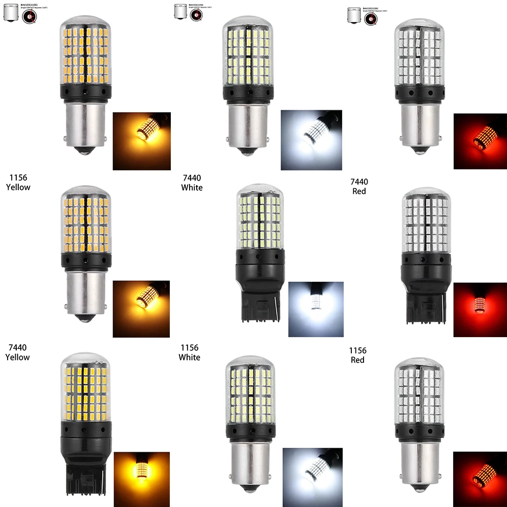 

Auto Brake Light Tail Lamp Car Driving Light Reverse Bulb Turn Signal Lights Super Bright Car Led Bulb Turn Signal Brake Lamps