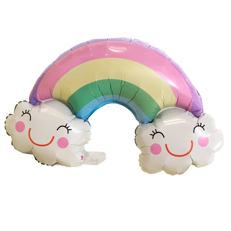 2 шт. воздушные шары из фольги Радуга Улыбка 30 дюймов|Воздушные и аксессуары| |