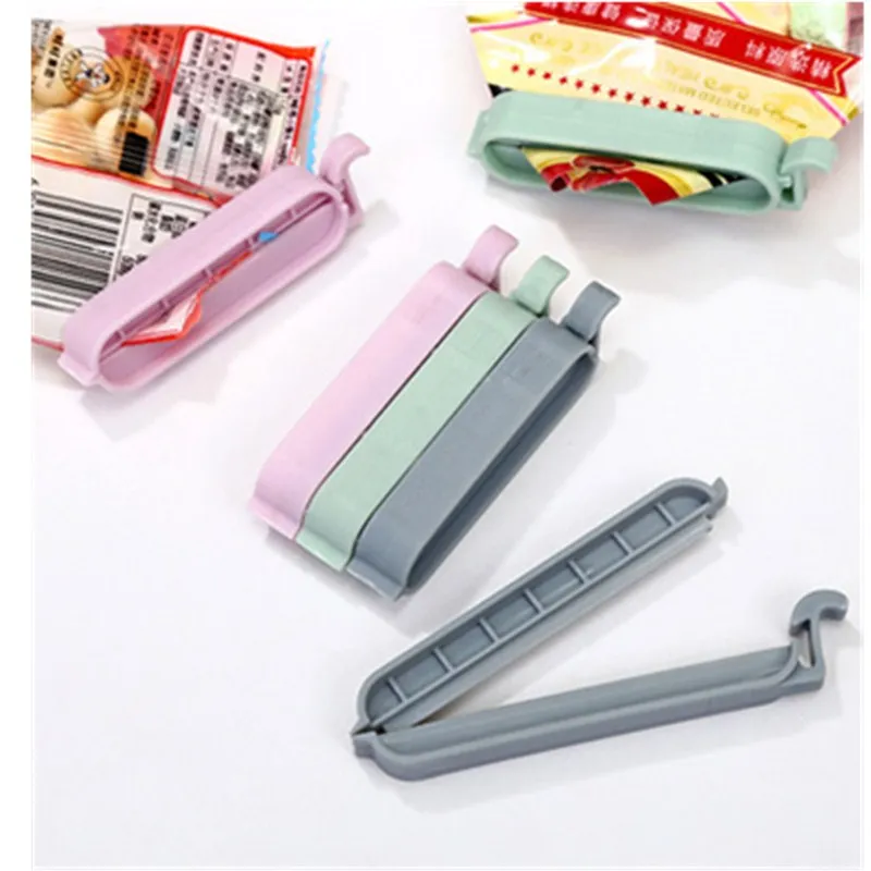 12 шт./компл. зажимы для кухонных пакетов еды закуска уплотнительные мешков зажим
