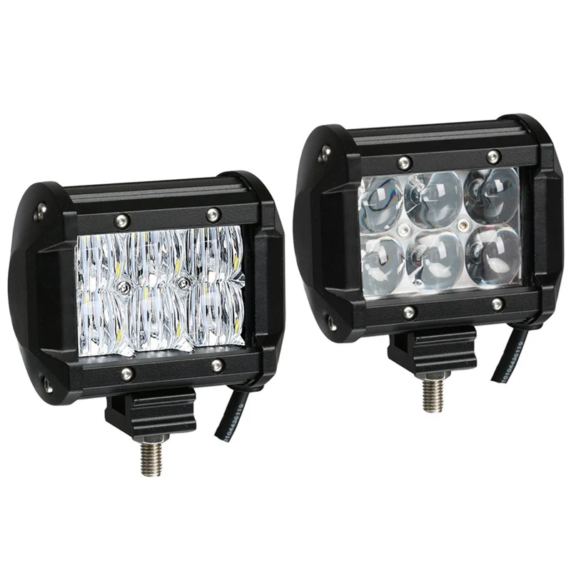 2 шт. Светодиодный точечный светильник для мотоцикла Led 18 Вт светодиодный рабочий