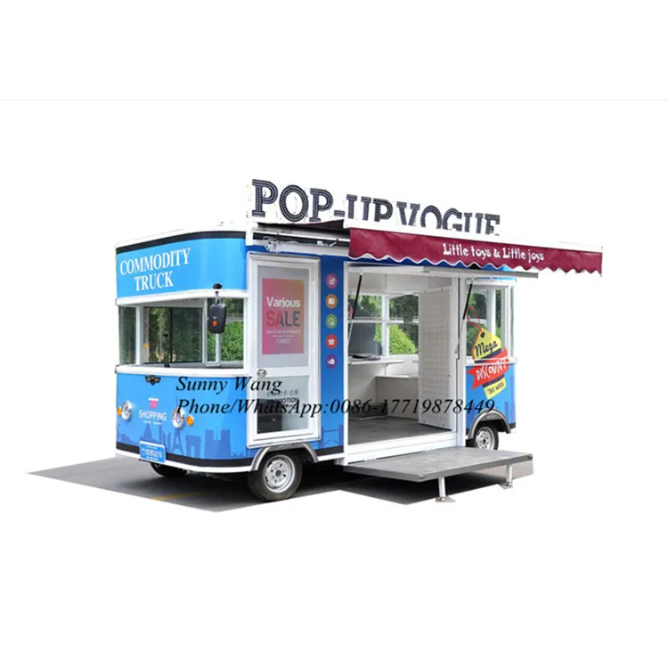 4 2 м Мобильный Еда тележка/производитель уличные мобильный продовольственный