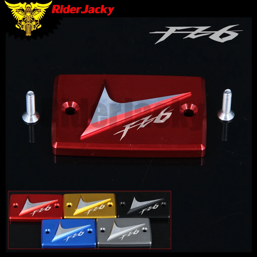 Крышка Резервуара тормозной жидкости RiderJacky Red для мотоцикла YAMAHA FZ6/FZ6N/FZ6S/R FZ 6 2004 2015