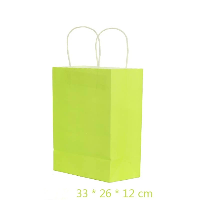 Красочный подарочный пакет белые крафт-бумажные пакеты для свадебной вечеринки