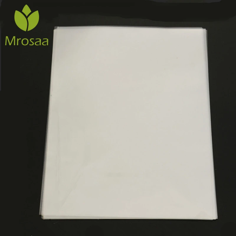 Новейшая модель; Mrosaa 20 шт./компл. прозрачный A4 Двухсторонняя клейкая кровельный лист поликарбоната для рукоделия, сильная липкая лента Бумага офиса и школы