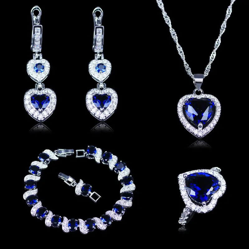 Комплект из браслета серег и кольца серебристого цвета|jewelry set bracelet|colorful jewelry