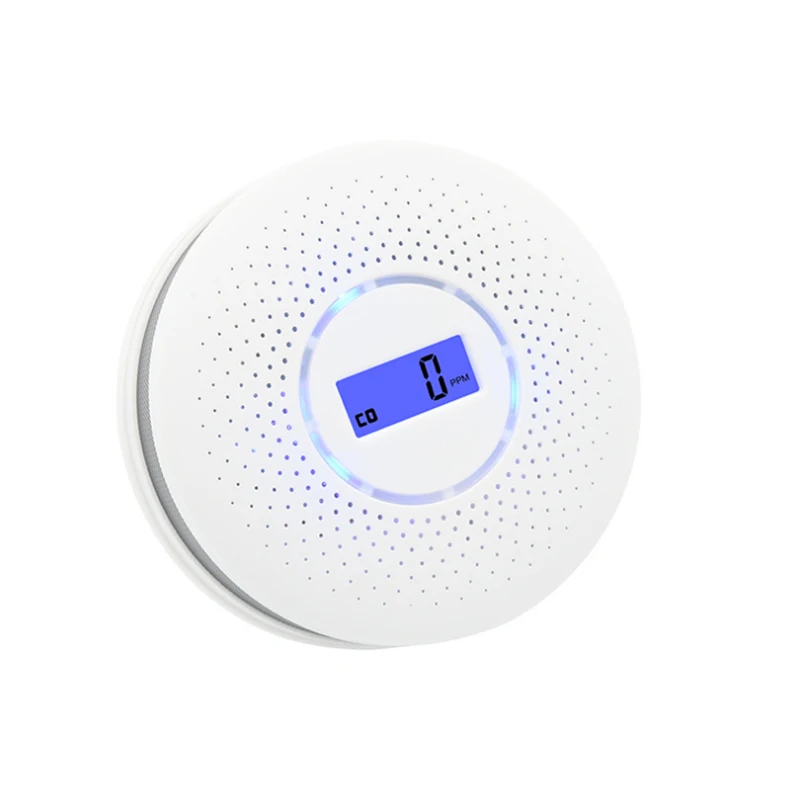 2 в 1 Комбинации для выявления наличия угарного и фотоэлектрический детектор дыма