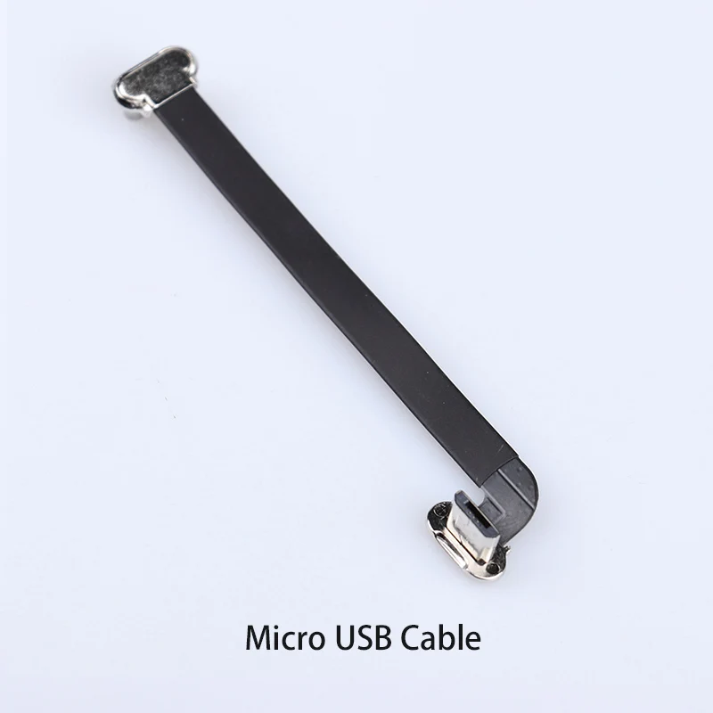 Черный Zhiyun гладкий 4 зарядный кабель 75 мм бесшовный lightnin кабель type-C кабель Micro USB кабель для iPhone 7 8 X huawei P10 samsung - Цвет: Черный