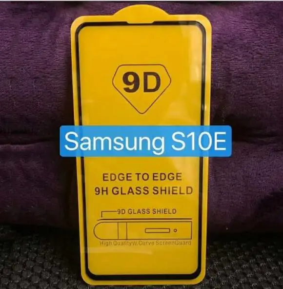 Полный Клей закаленное стекло защитная пленка для samsung galaxy S10e