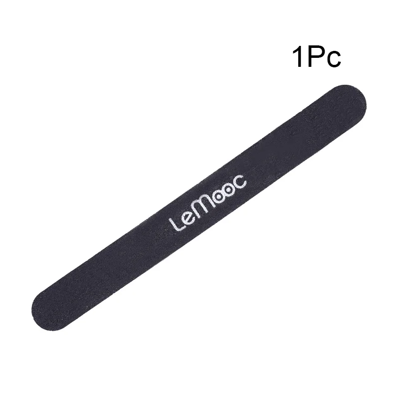 1pcs black Lemooc 10/5 шт./лот пилочка для ногтей шлифовальный буфер для ногтей блок маникюр педикюр Полировка Ногтей Красота Инструменты Профессиональный Пилочки для ногтей - Цвет: 1pcs black
