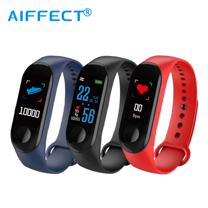 AIFFECT Смарт-часы монитор сердечного ритма фитнес-трекер артериального давления