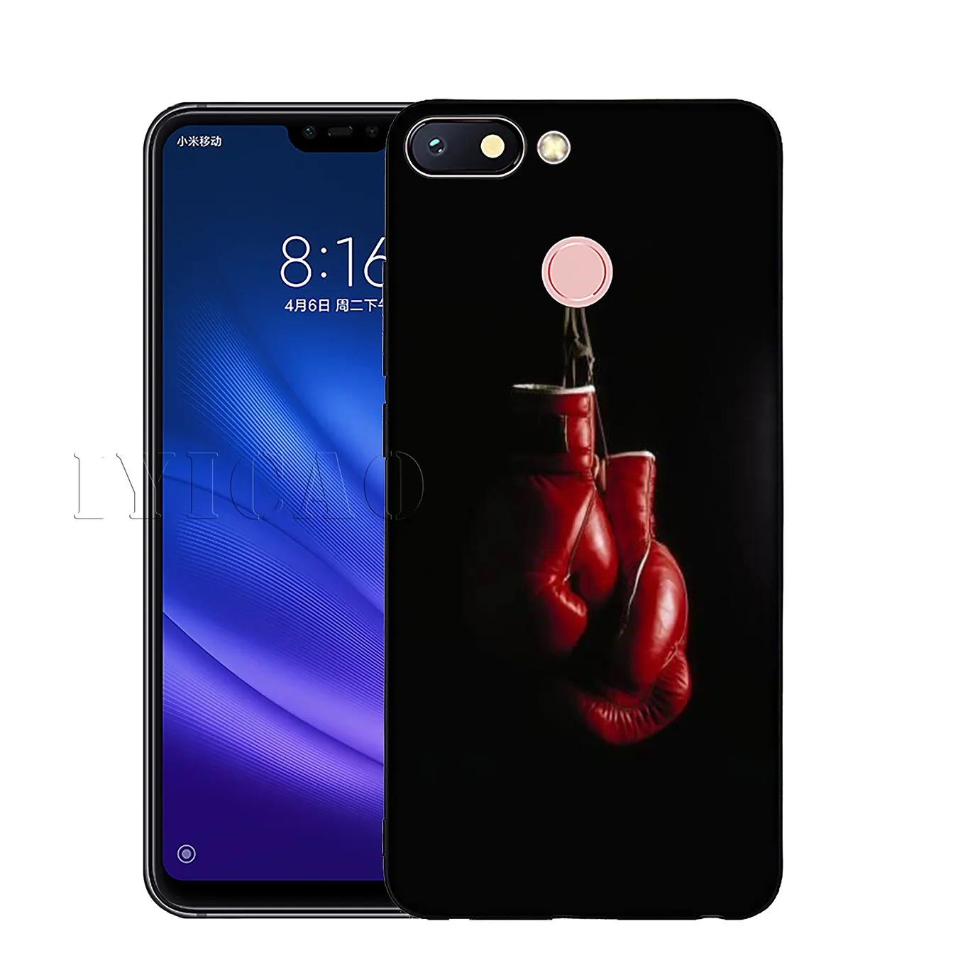 IYICAO Cartoon Boxing Girl Gloves Pattern tpu Soft Phone Case for Xiaomi Mi 10 9 9T CC9 CC9E 8 SE A3 Pro A1 A2 Lite 6 f1 |