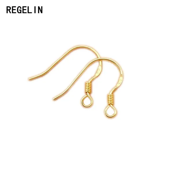 Серьги Крючки REGELIN сережки из серебра 925 пробы 10 шт. 15x18 мм|jewelry hook|hook jewelrysilver ear hooks |