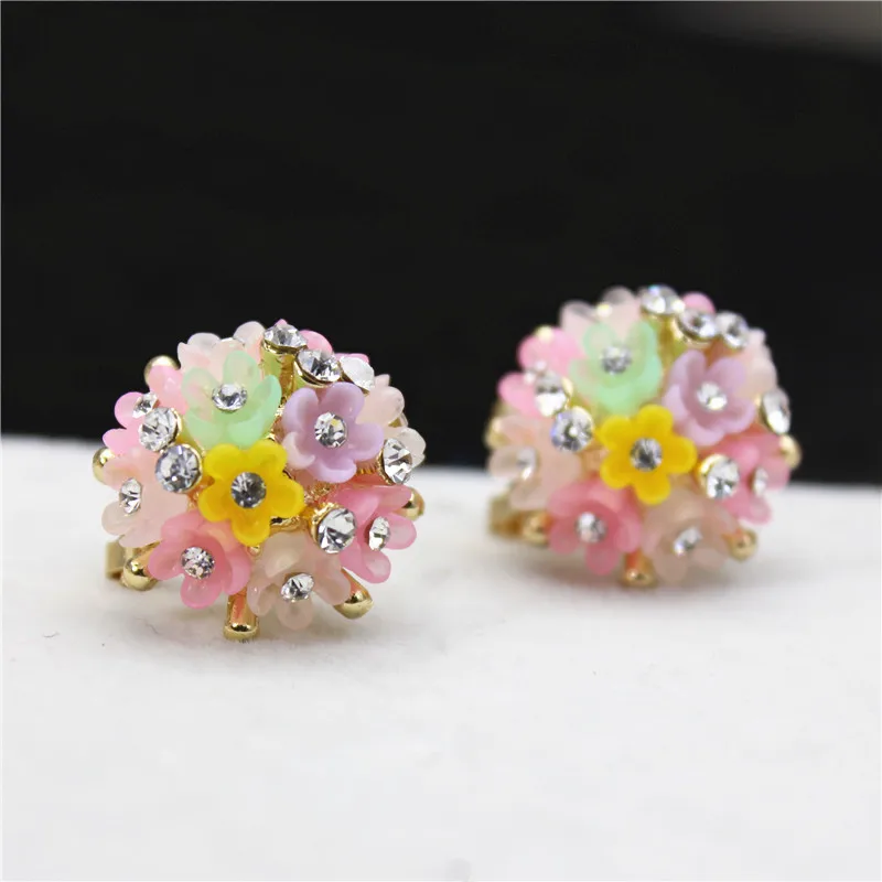 Горячая распродажа! бренд Jewery роскошный кристалл с двойной имитация серьги для