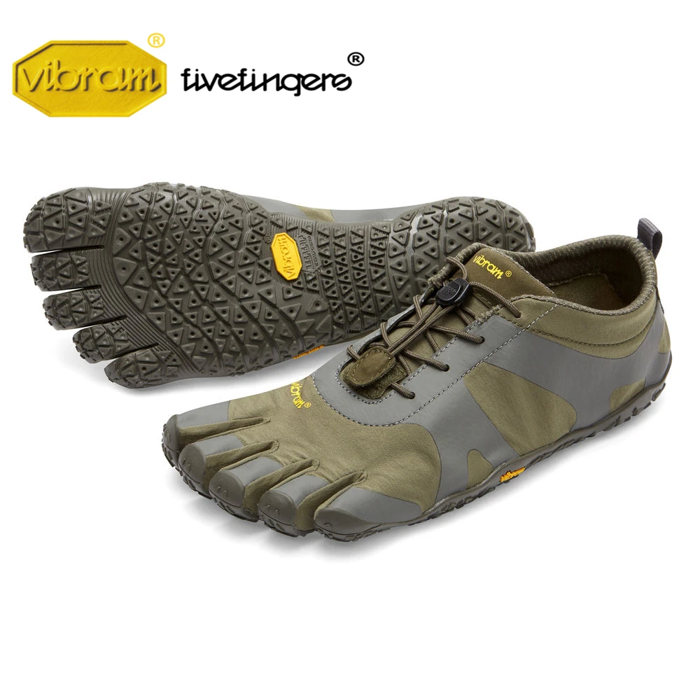 18M7103 Vibram Fivefingers V-Alpha мужские кроссовки для бега по пересеченной местности, для улицы, с пятью носками, армейский цвет, обувь с пятью пальцами, паркур, приключения - Цвет: 18M7103