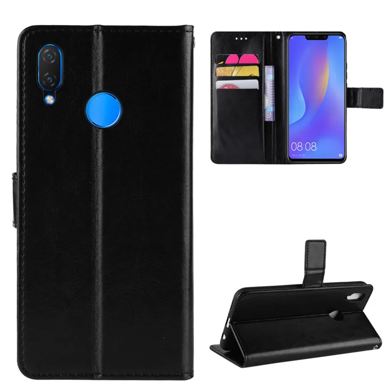 Nova 3i чехол INE LX2 для телефона из искусственной кожи задняя крышка Huawei NOVA3i 3 i Caes Flip 6