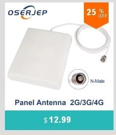 700~ 2600mhz 88dbi 3g 4g Lte Антенна мобильная антенна 2* SMA/2* CRC9/2* TS9 мужской разъем Усилитель Mimo панельная антенна+ 2 метра