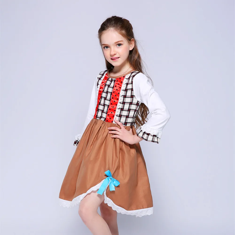 Kseniya kids/одежда с длинными рукавами для девочек; Брендовое платье принцессы; платье с цветочным рисунком; вечерние платья для девочек; Одежда для девочек 10 лет