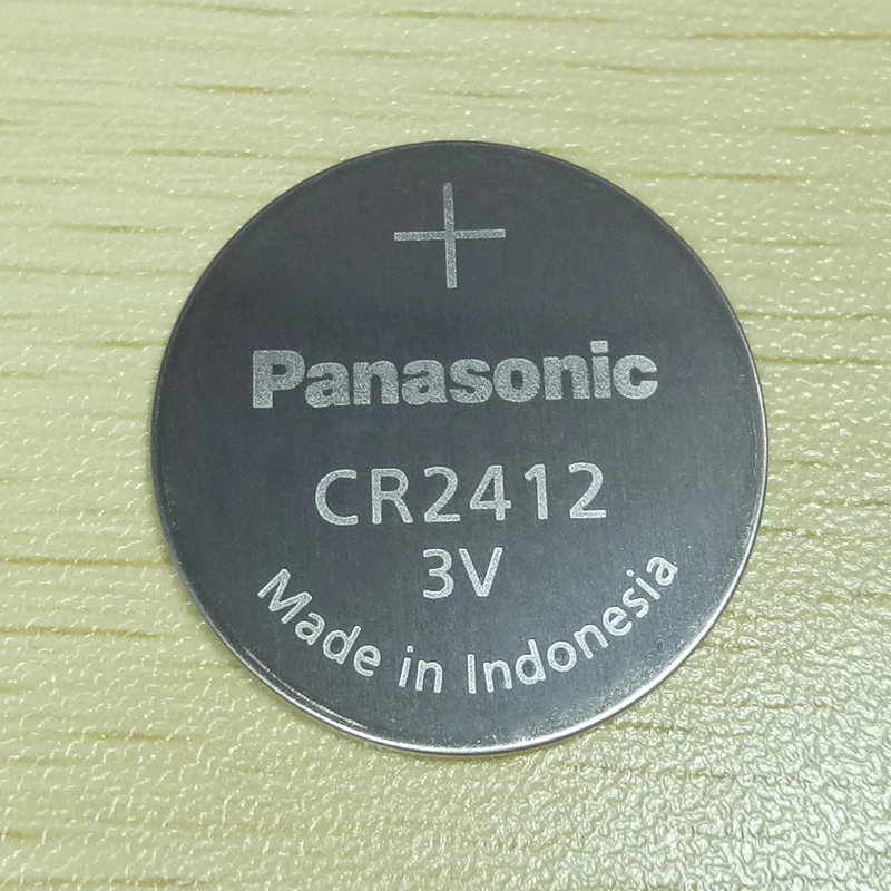 Panasonic CR2412 CR 2412 3V Lithium Coin Battery watch Key Fobs Batteries For swatch watch For LEXUS Car Controller