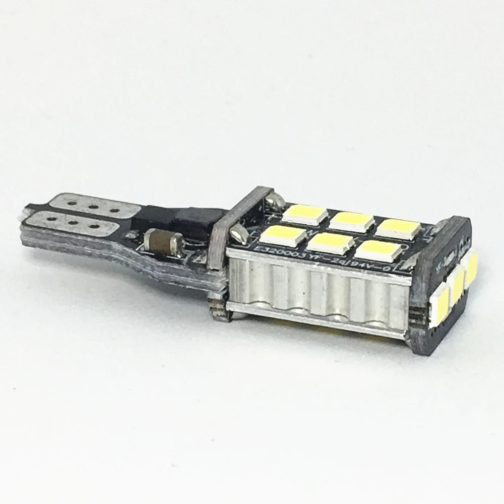 10 шт. светодиодные фонари заднего хода T15 15 SMD 2835 W16W|Сигнальная лампа| |
