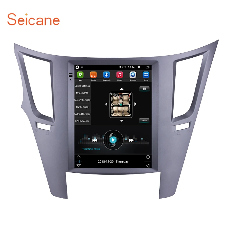 Seicane автомобиль Android 9,1 HD 9," четырехъядерный стерео Авто Радио для Subaru Outback 2010 2011- Wifi gps Navi мультимедийный плеер