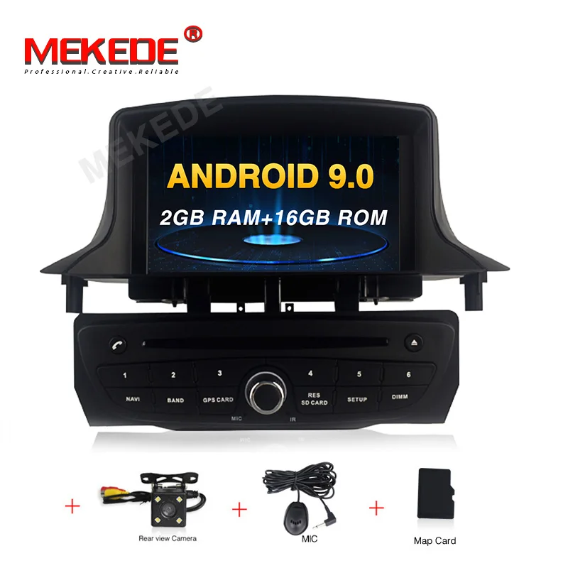 add camera Android автомобильный мультимедийный плеер для Renault Megane 3/Renault Fluence 2009+ автомобильный стерео головное устройство gps навигация Радио магнитофон - Цвет: add camera