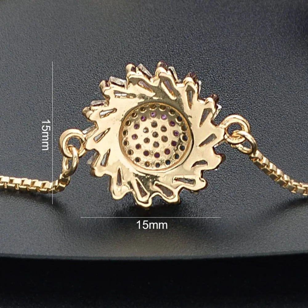 Женские свадебные браслеты ModemAngel Роскошные из суперфианита в цветочек украшения