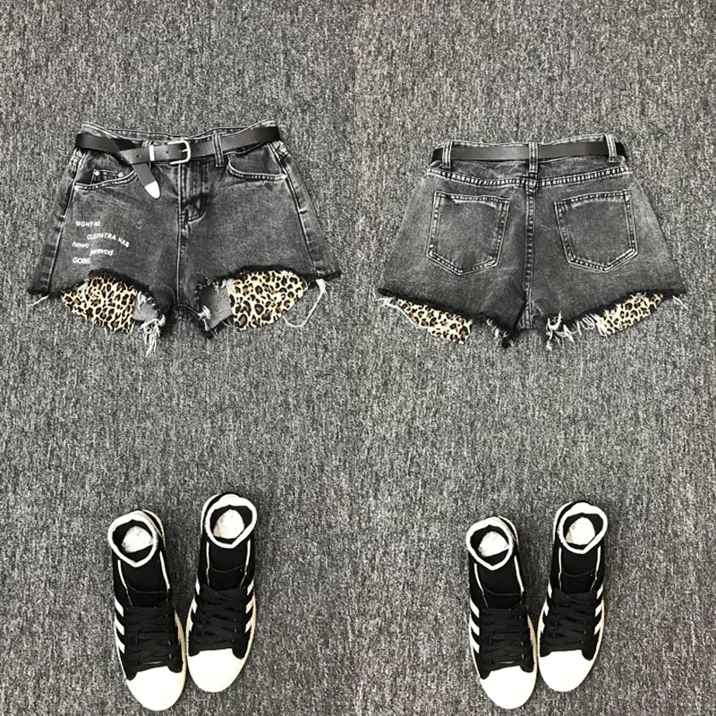 Оптовая продажа джинсовые шорты с широкими штанинами популярного цвета