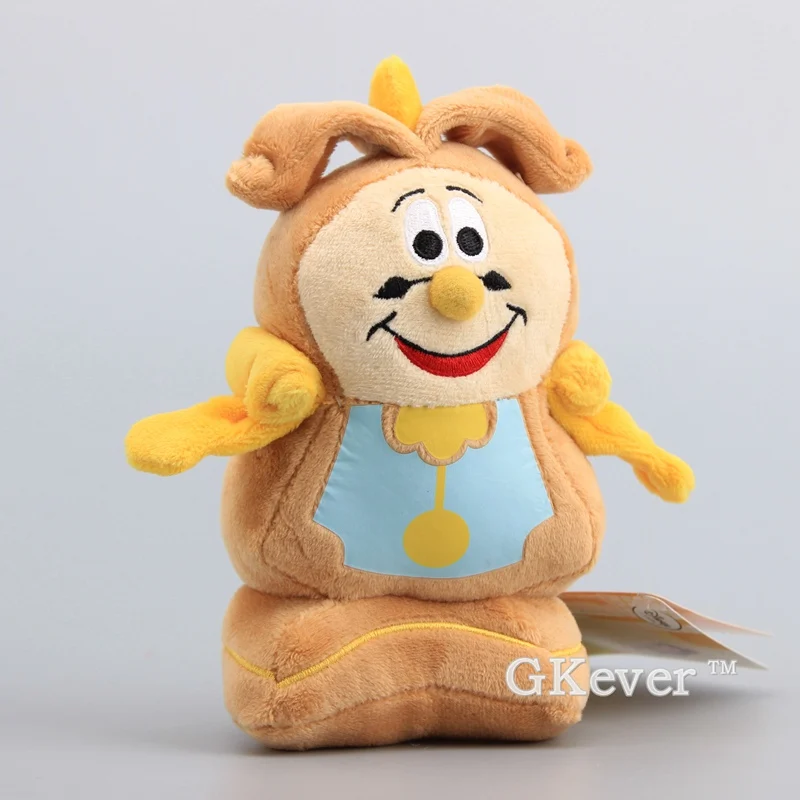 

4 Styles Beauty and the Beast Plush Toy Lumiere Chip Cogsworth the Clock House Mini Soft Dolls 9-28 CM