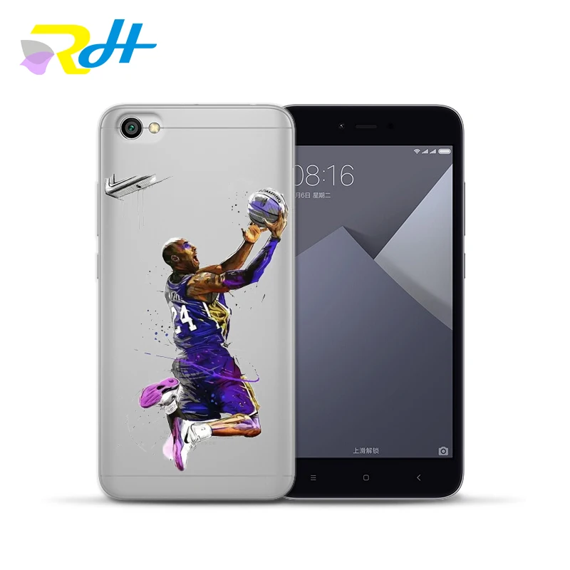 Для xiaomi прозрачный силиконовый мягкий основа NBA Старр Джордан Джеймс Кобе чехол