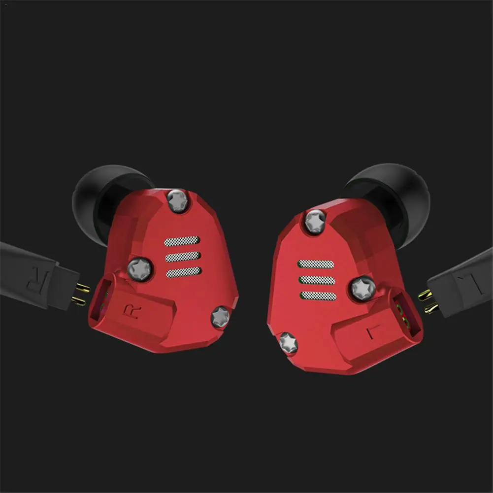 ZS6 Eight Driver Dynamic Wired Portable Earphones In Ear HIFI Stereo Sport Headset Detachable Bluetooth Earphone with mic | Электроника